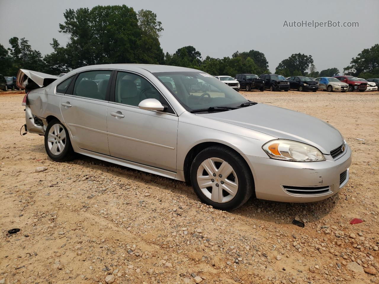 2011 Chevrolet Impala Ls Silver vin: 2G1WA5EK7B1309219