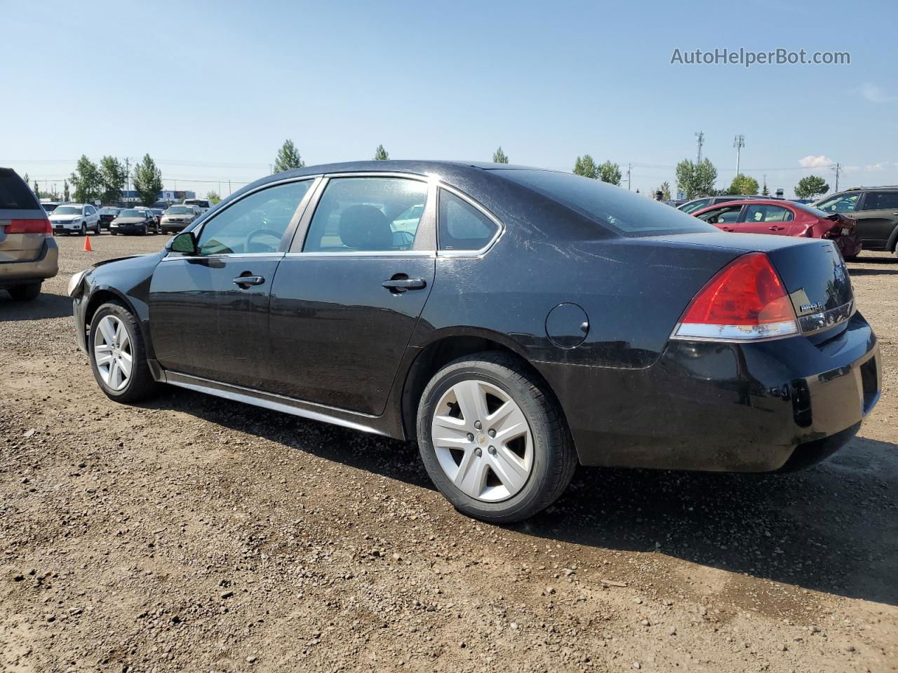 2011 Chevrolet Impala Ls Black vin: 2G1WA5EK9B1105831