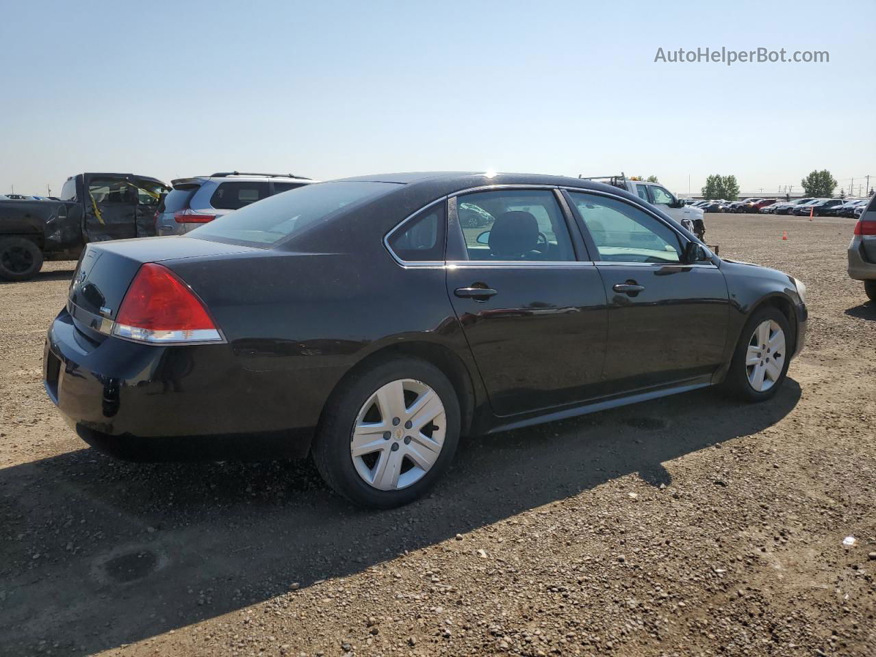 2011 Chevrolet Impala Ls Black vin: 2G1WA5EK9B1105831