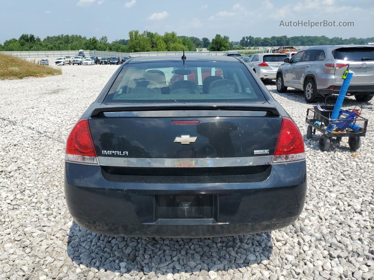 2011 Chevrolet Impala Ls Black vin: 2G1WA5EKXB1183034