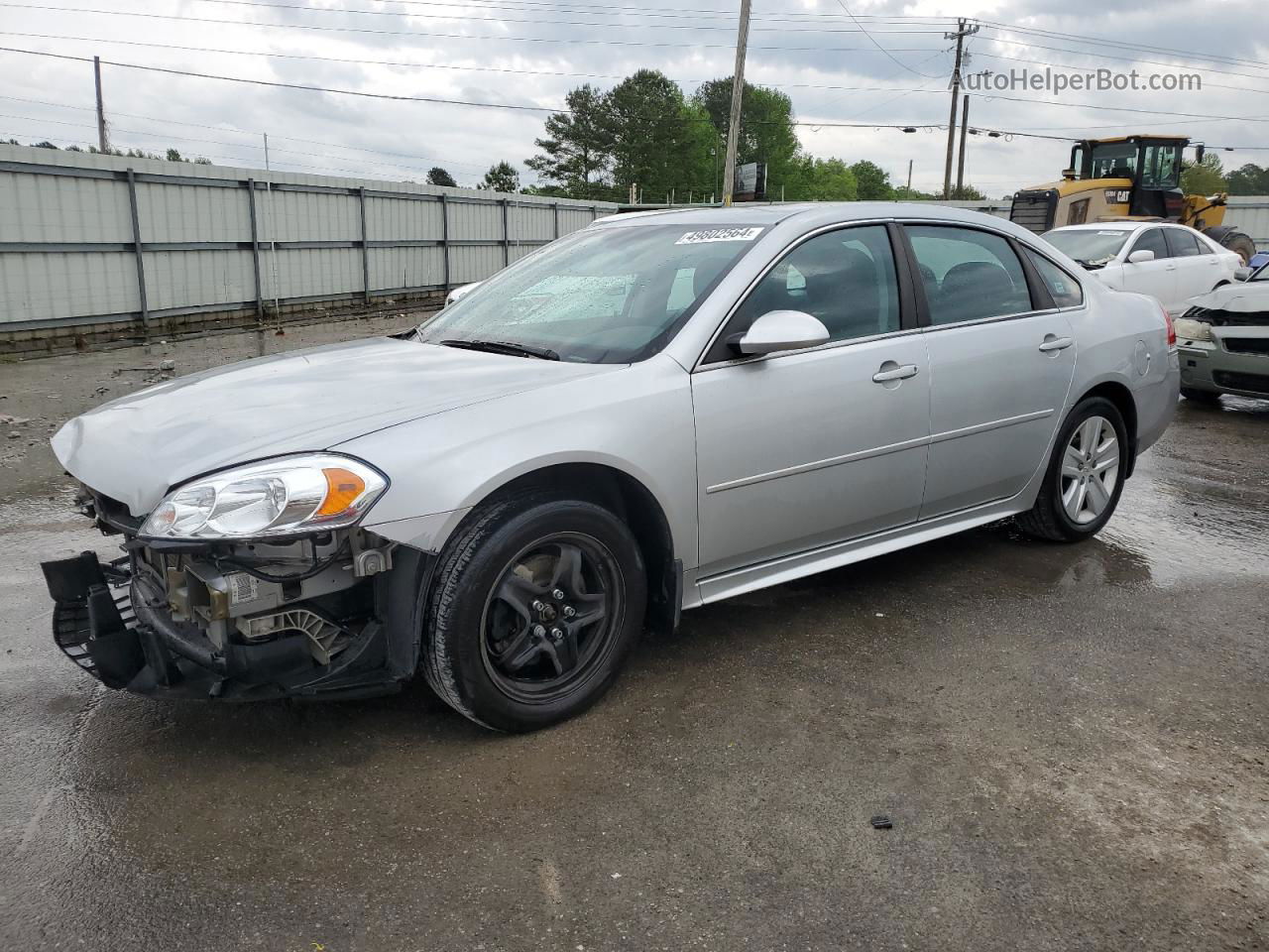 2011 Chevrolet Impala Ls Silver vin: 2G1WA5EKXB1326628