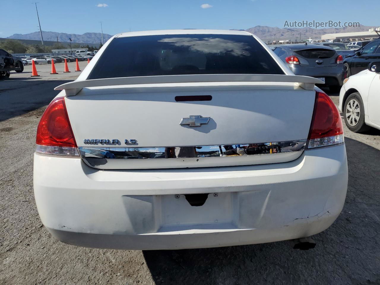 2006 Chevrolet Impala Ls White vin: 2G1WB55K069254603