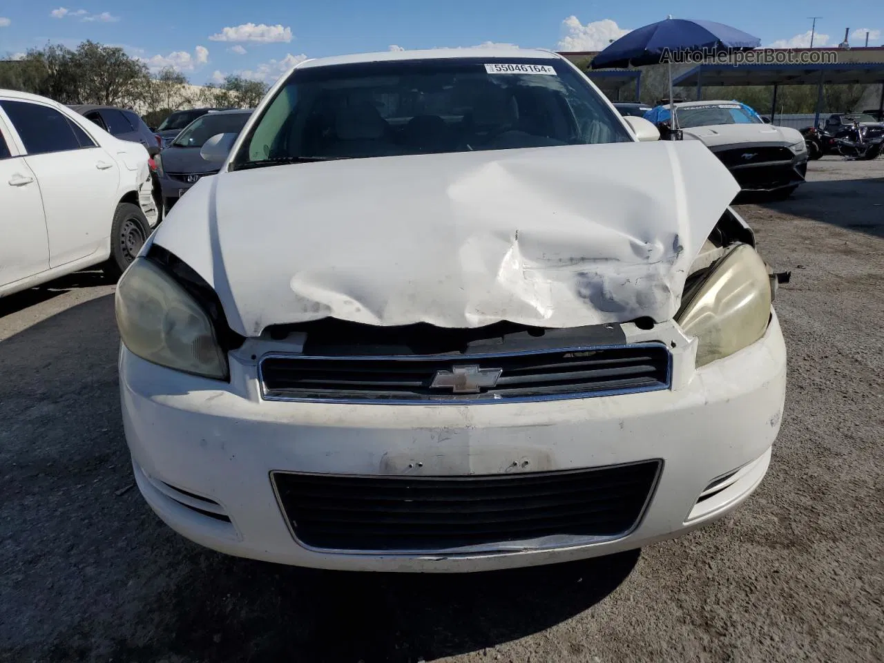 2006 Chevrolet Impala Ls White vin: 2G1WB55K069254603