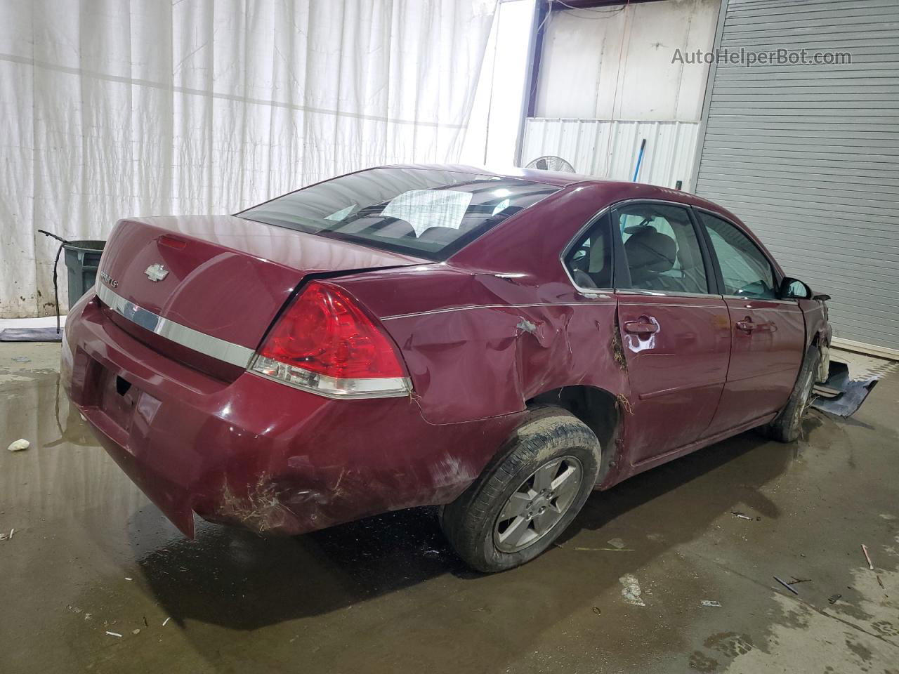 2006 Chevrolet Impala Ls Red vin: 2G1WB55K069351980