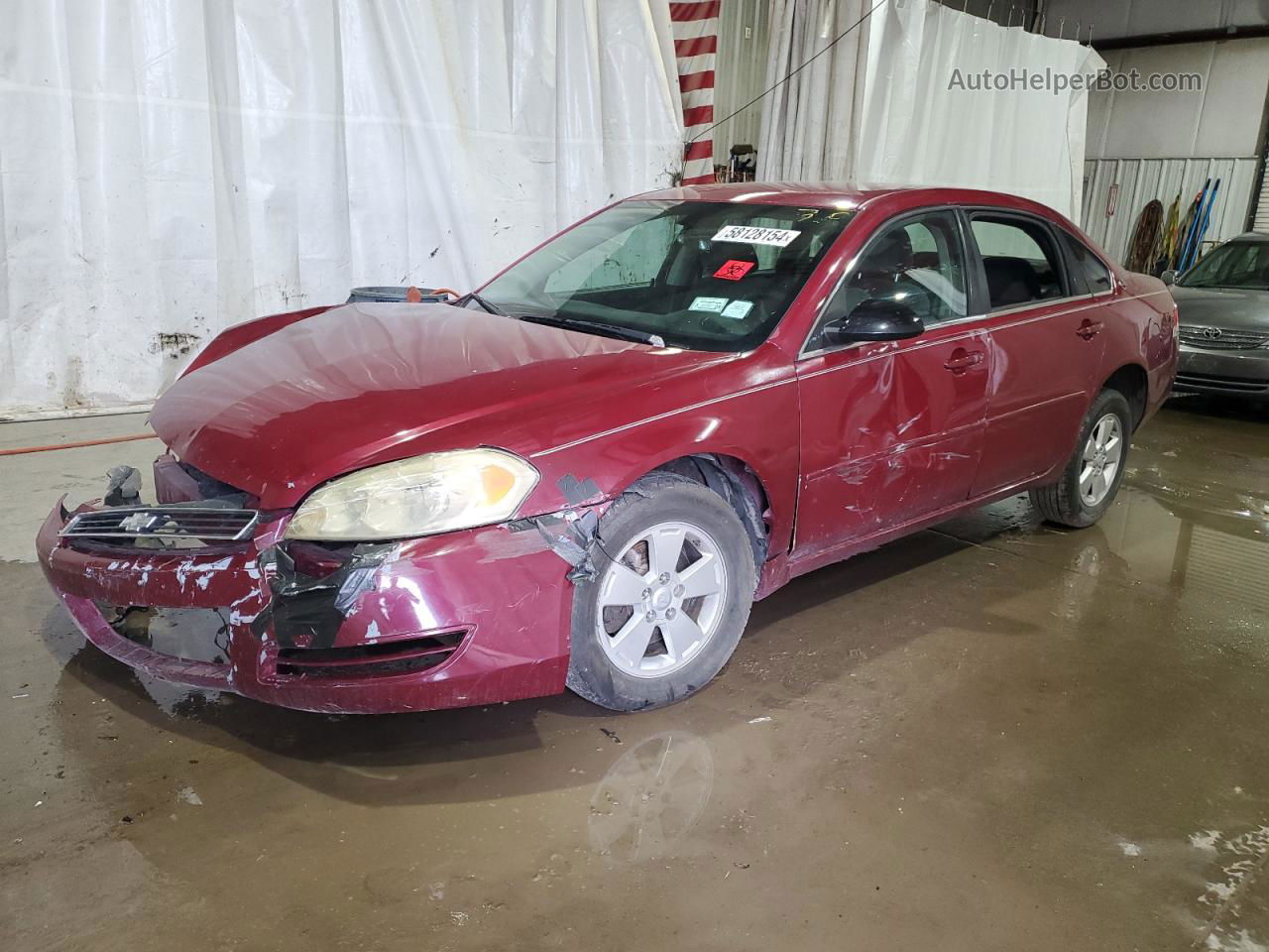 2006 Chevrolet Impala Ls Red vin: 2G1WB55K069351980