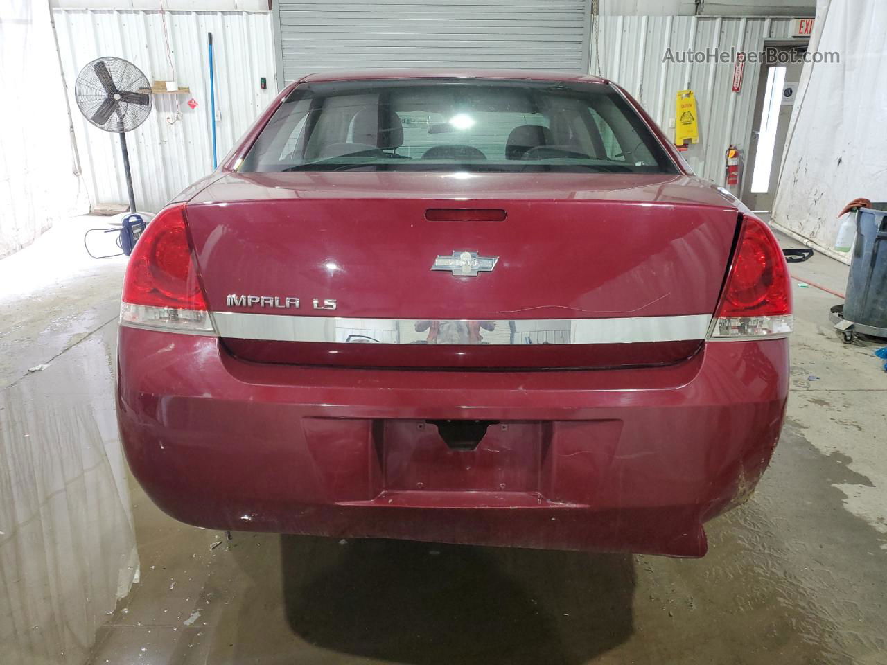 2006 Chevrolet Impala Ls Red vin: 2G1WB55K069351980