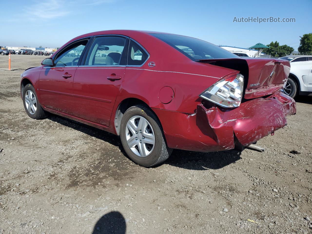 2006 Chevrolet Impala Ls Red vin: 2G1WB55K069392674