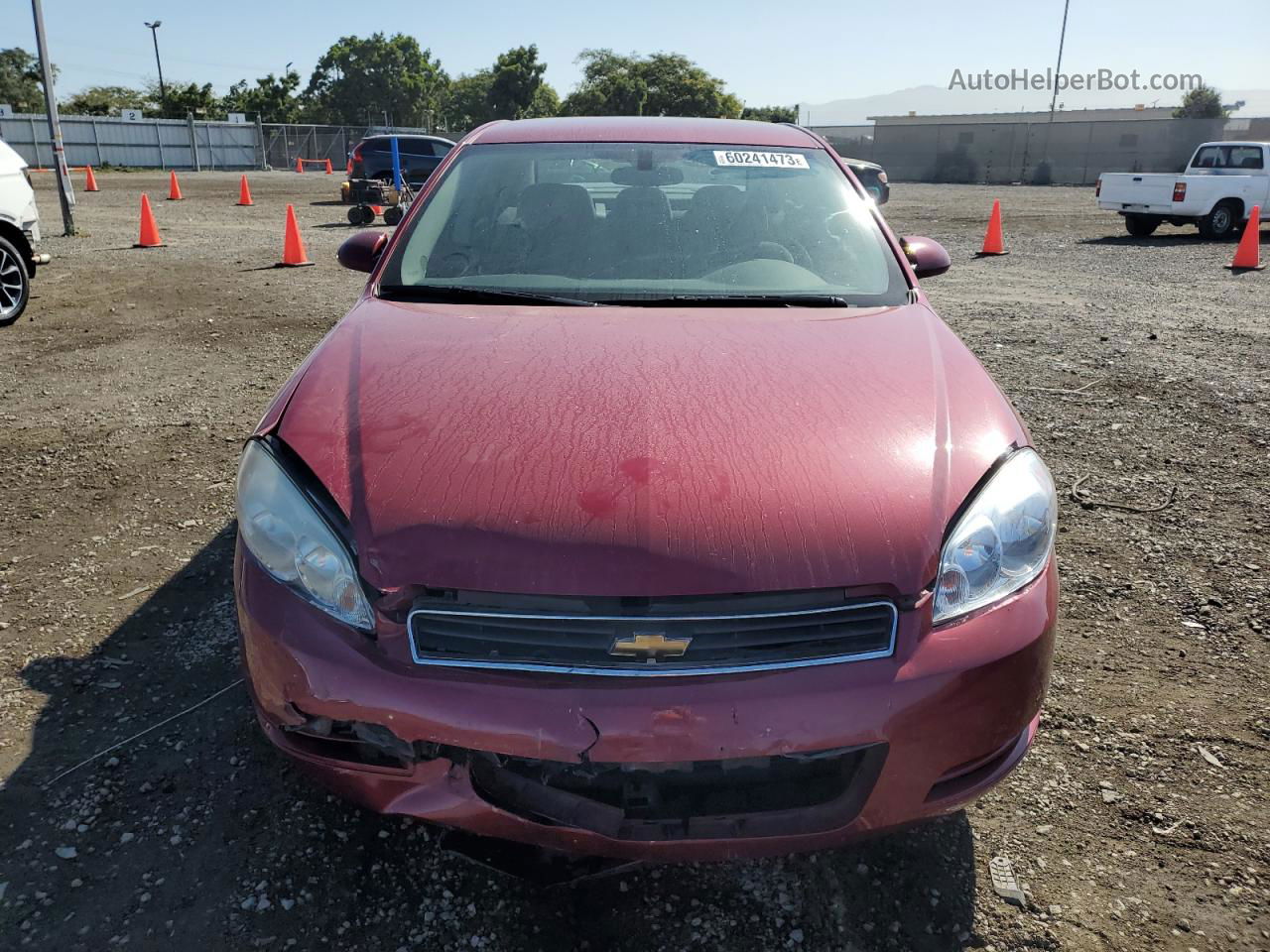 2006 Chevrolet Impala Ls Red vin: 2G1WB55K069392674