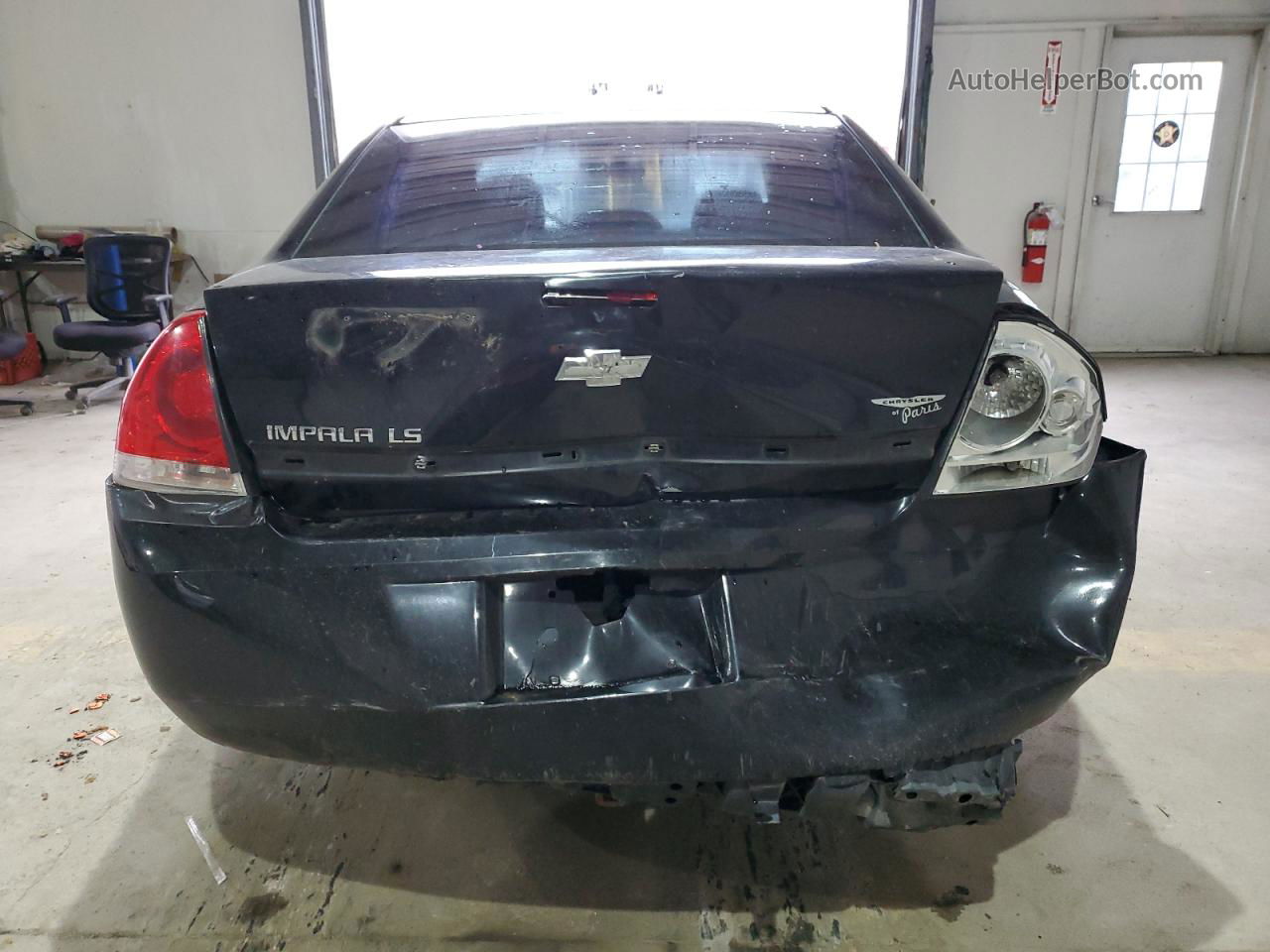 2006 Chevrolet Impala Ls Черный vin: 2G1WB55K369157671