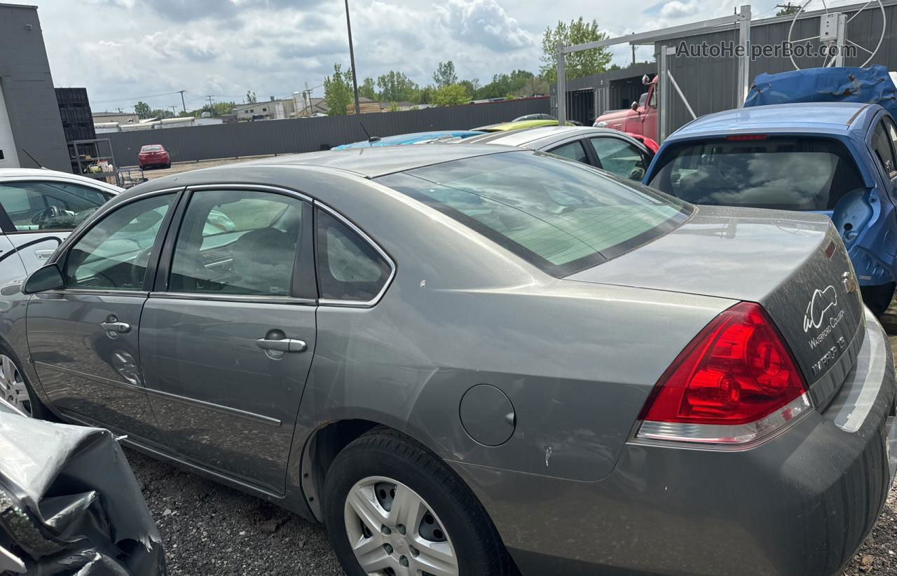 2006 Chevrolet Impala Ls Gray vin: 2G1WB55K369194624