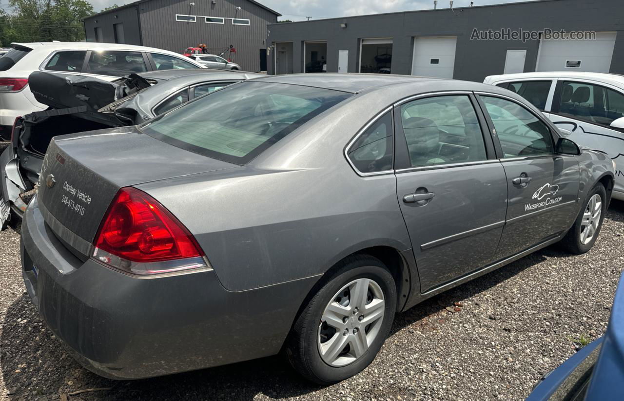 2006 Chevrolet Impala Ls Gray vin: 2G1WB55K369194624