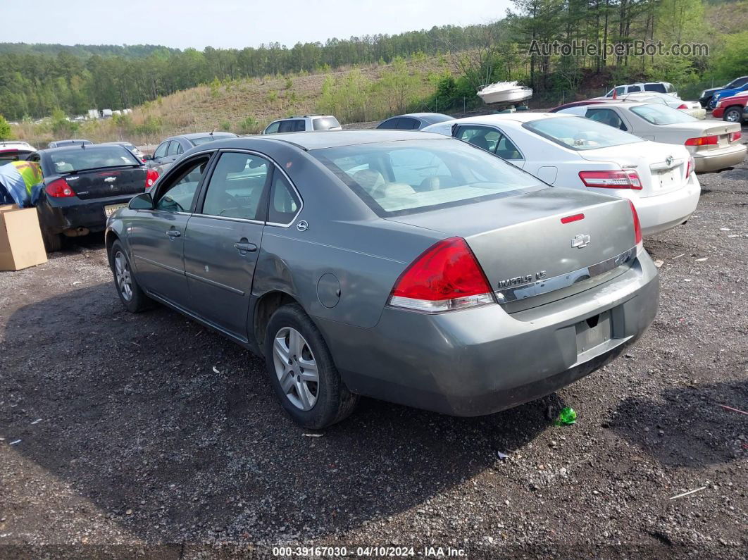 2006 Chevrolet Impala Ls Gray vin: 2G1WB55K569133260