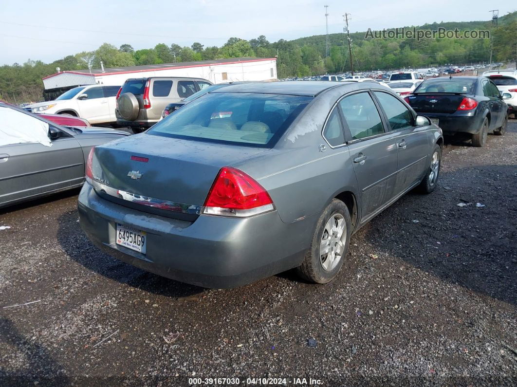 2006 Chevrolet Impala Ls Серый vin: 2G1WB55K569133260