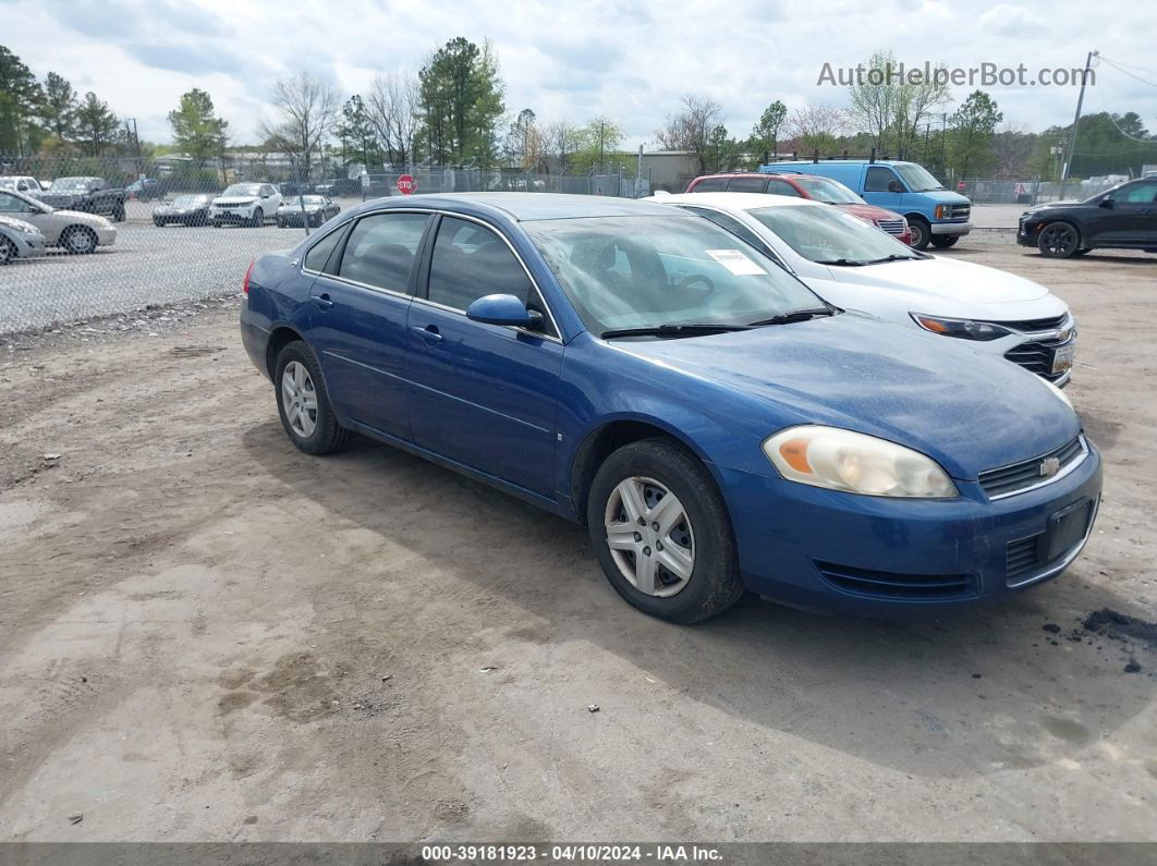 2006 Chevrolet Impala Ls Blue vin: 2G1WB55K969109883