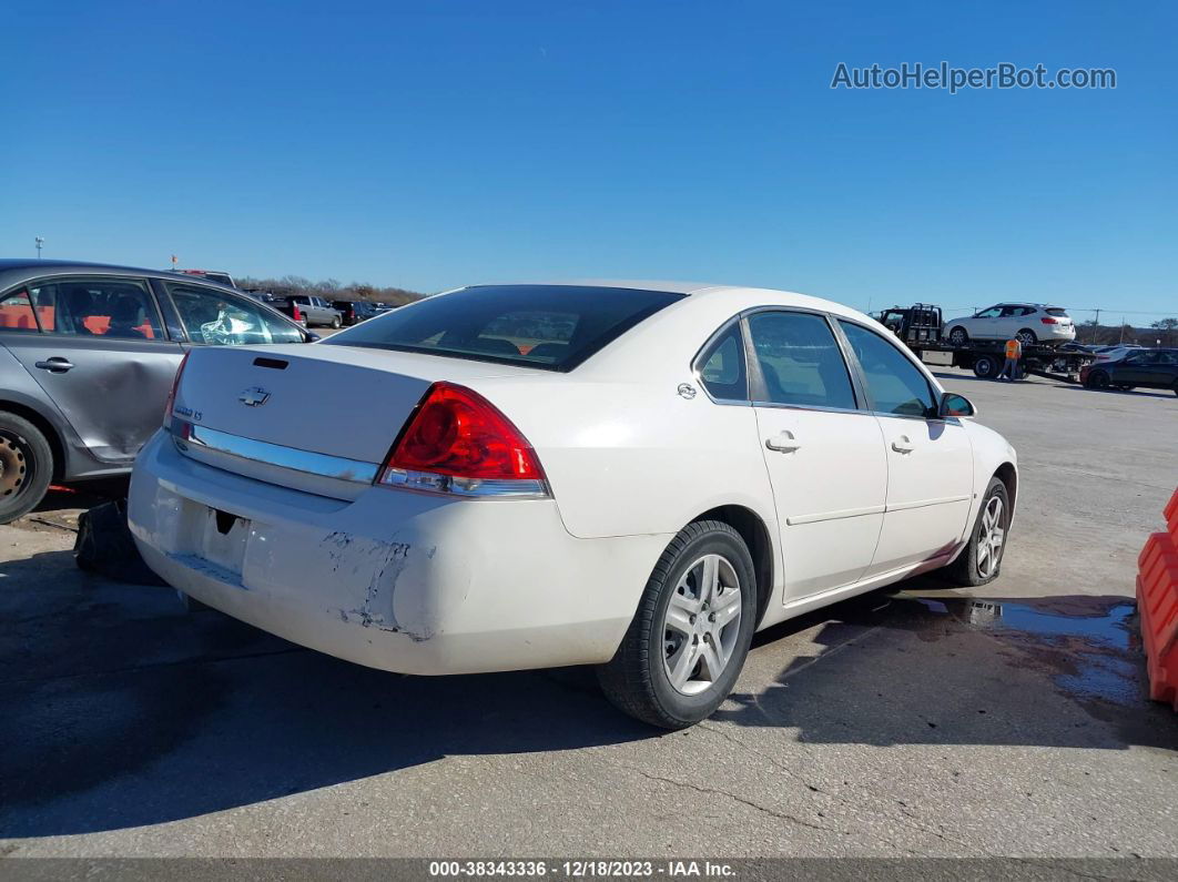 2006 Chevrolet Impala Ls White vin: 2G1WB55K969278513