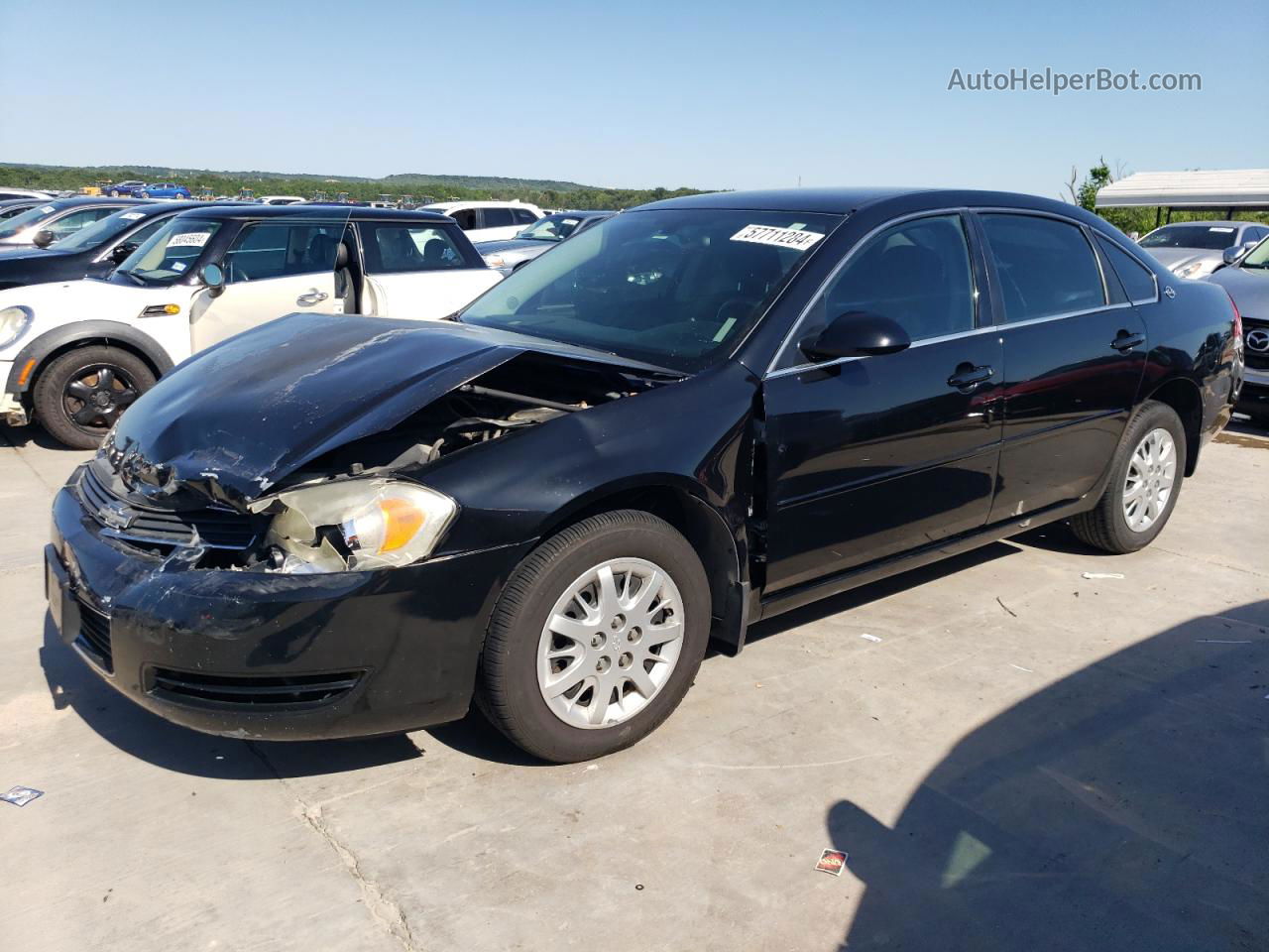 2006 Chevrolet Impala Ls Black vin: 2G1WB55KX69331817