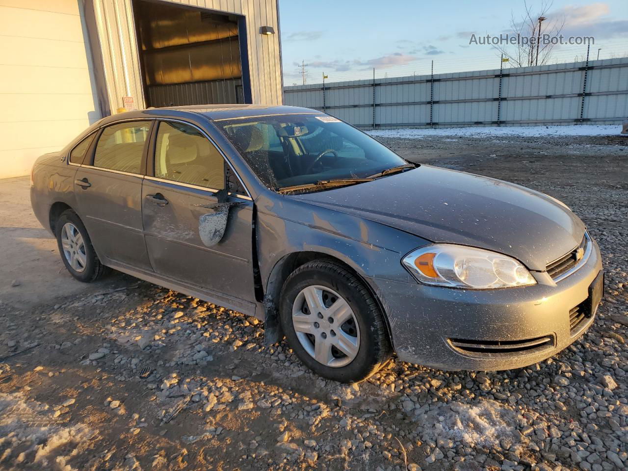 2009 Chevrolet Impala Ls Gray vin: 2G1WB57K091266962