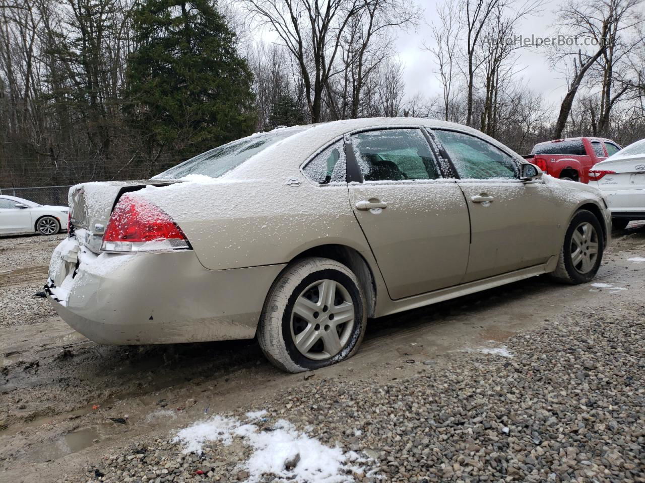 2009 Chevrolet Impala Ls Tan vin: 2G1WB57K191122191