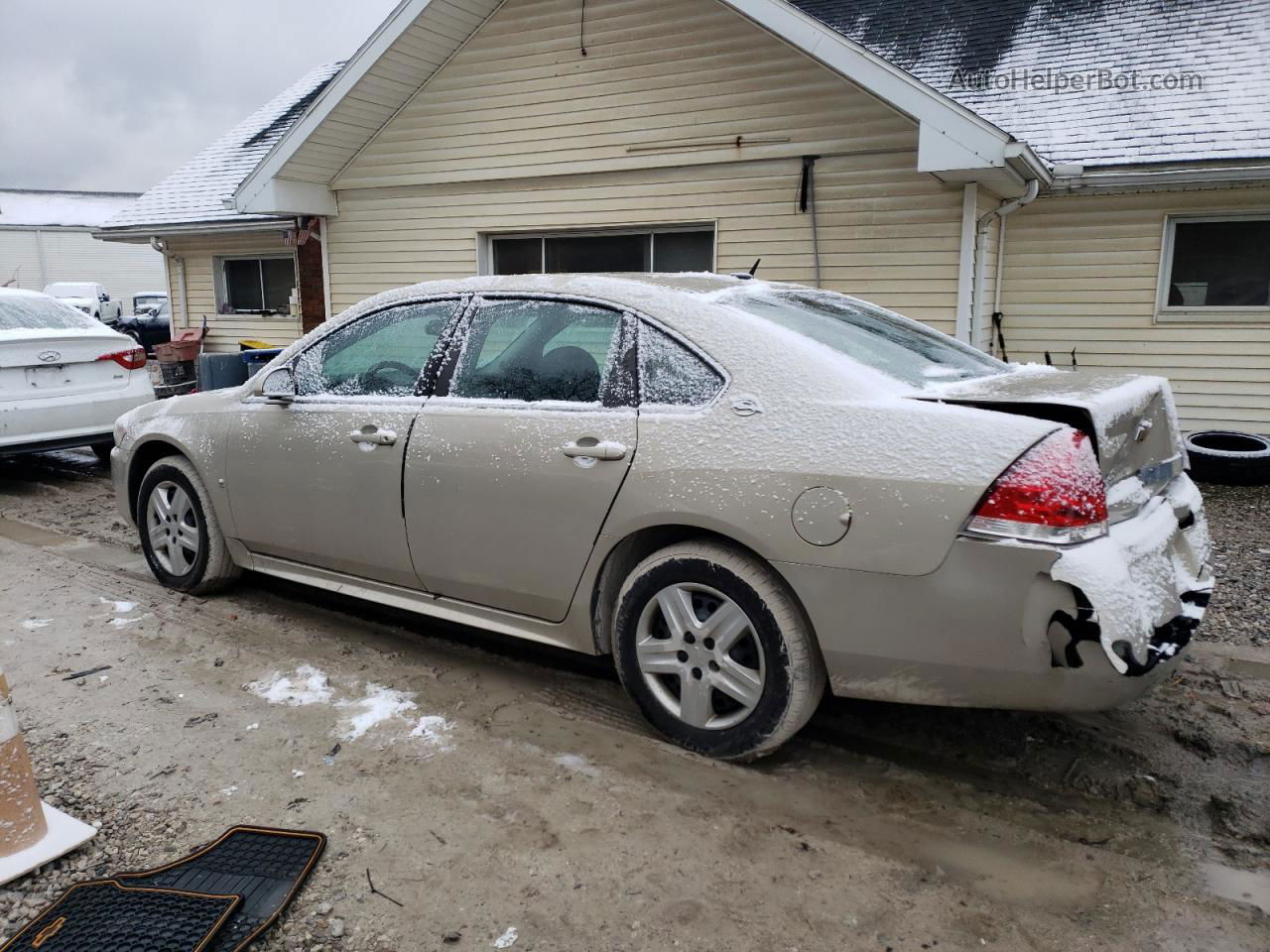 2009 Chevrolet Impala Ls Tan vin: 2G1WB57K191122191