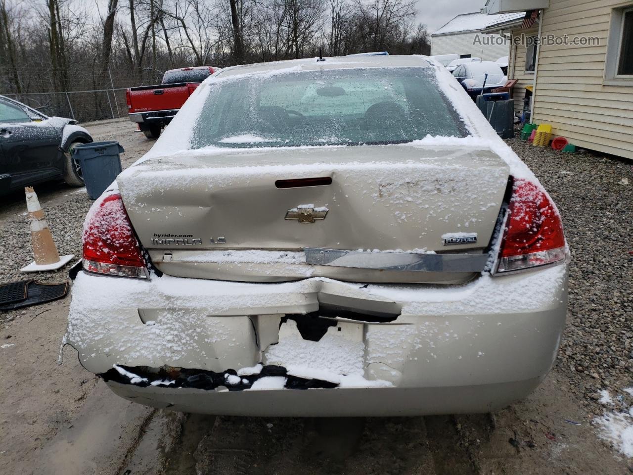 2009 Chevrolet Impala Ls Tan vin: 2G1WB57K191122191