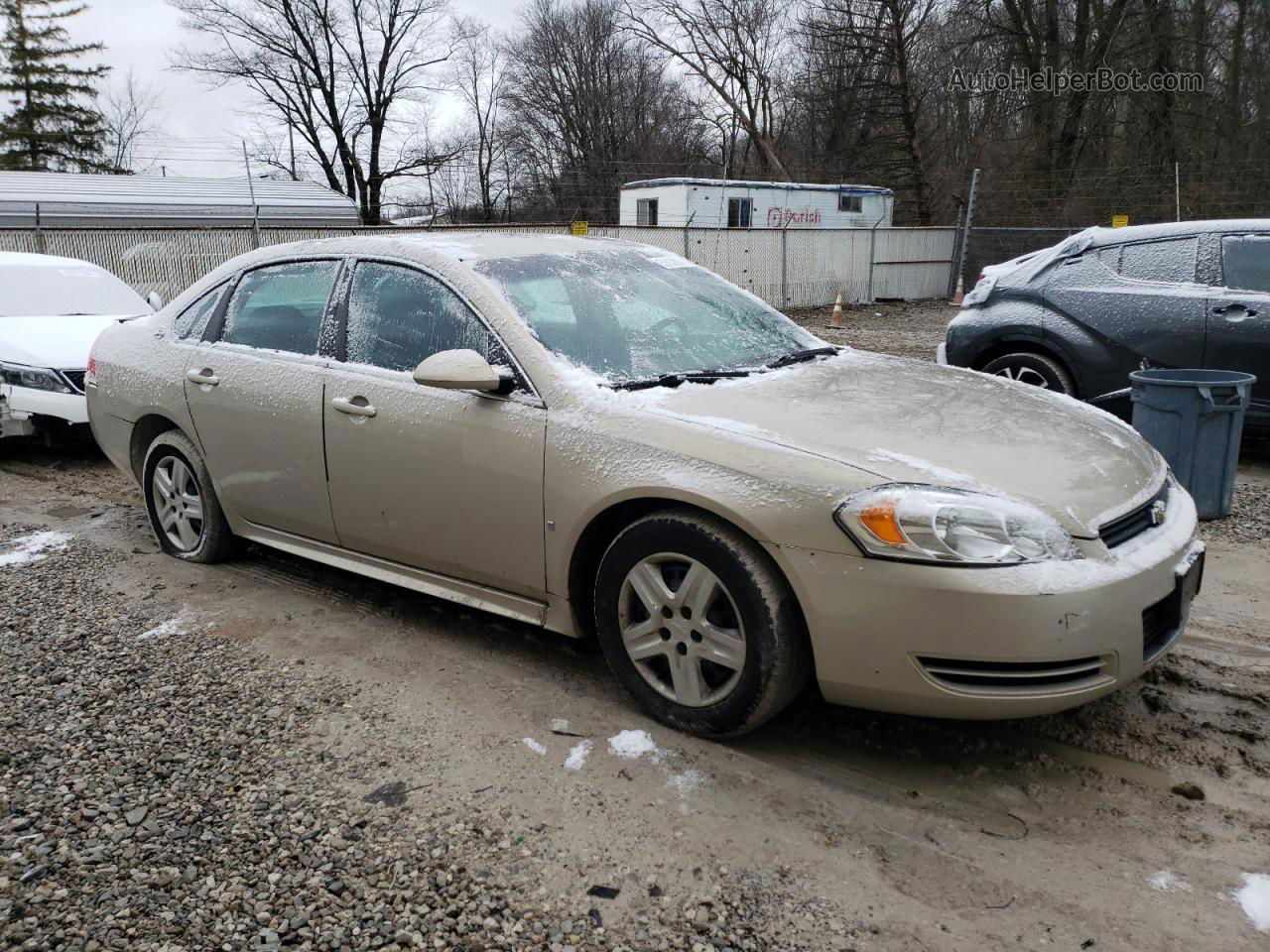 2009 Chevrolet Impala Ls Tan vin: 2G1WB57K191122191