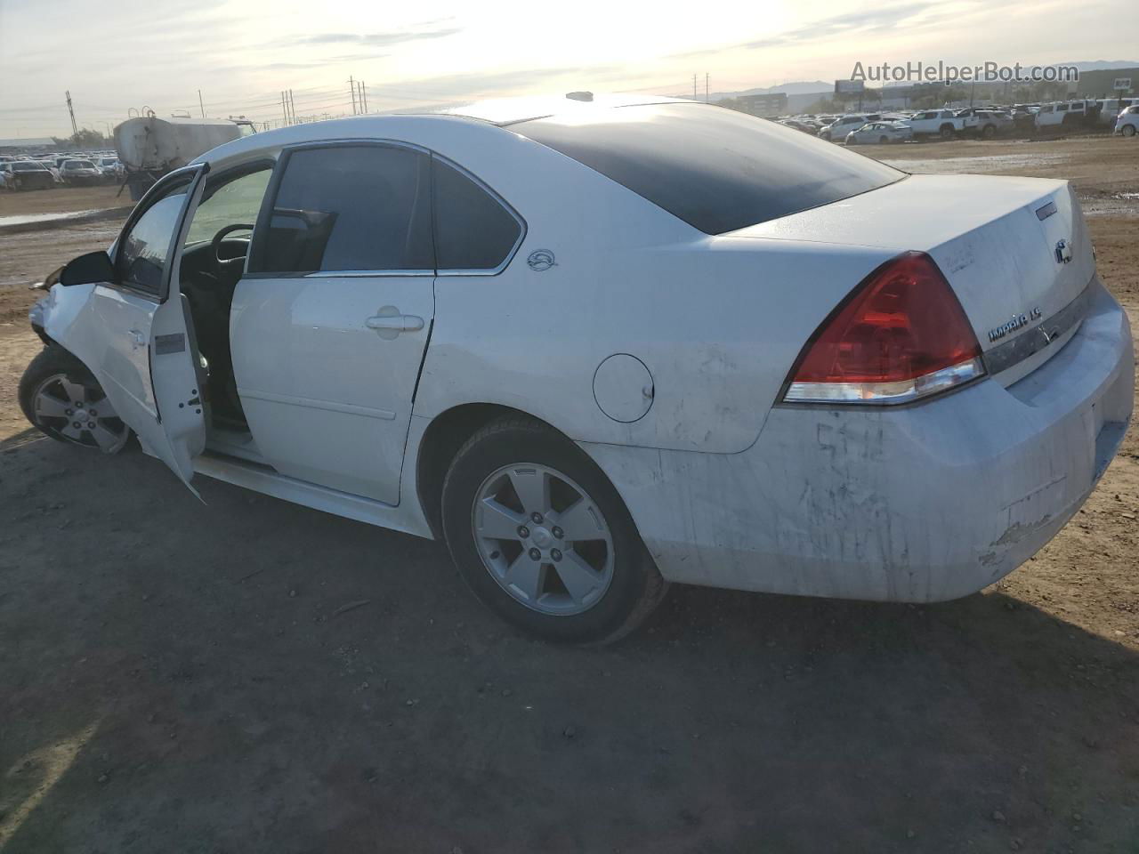 2009 Chevrolet Impala Ls White vin: 2G1WB57K191228950