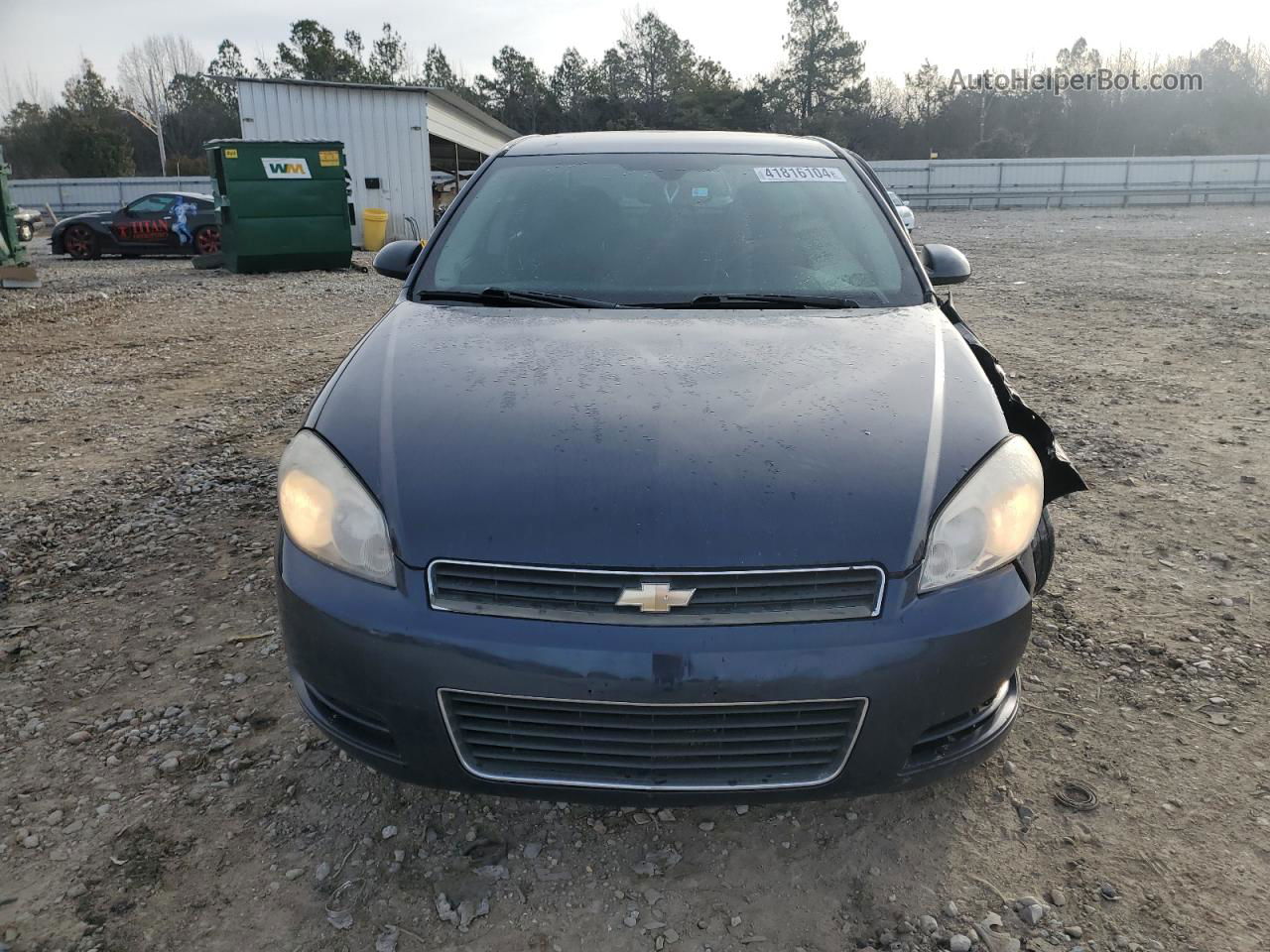 2009 Chevrolet Impala Ls Blue vin: 2G1WB57K191246817