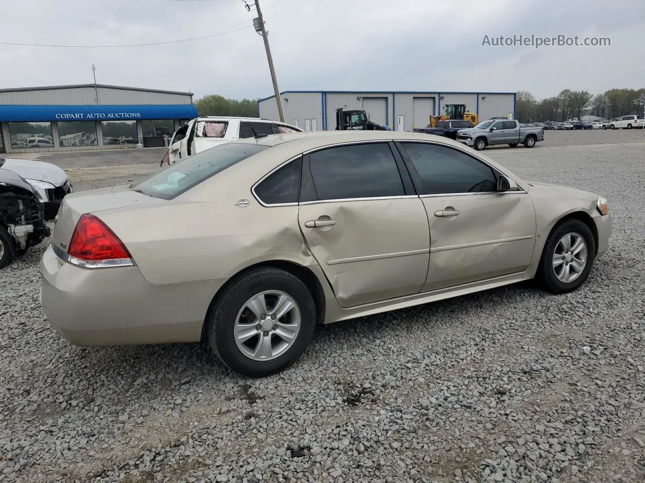 2009 Chevrolet Impala Ls Gold vin: 2G1WB57K291115637