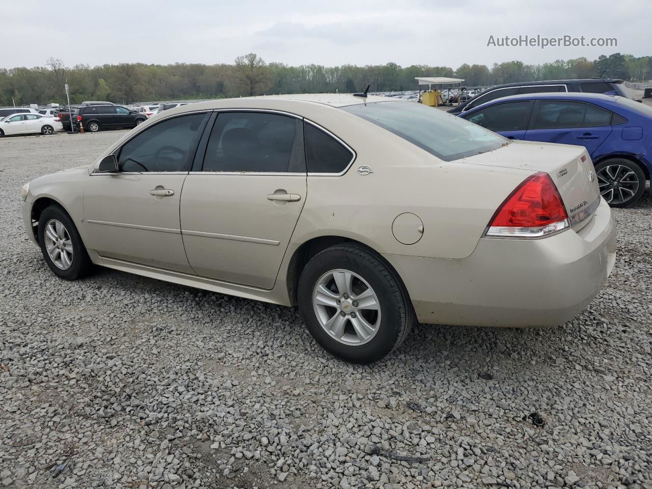 2009 Chevrolet Impala Ls Gold vin: 2G1WB57K291115637