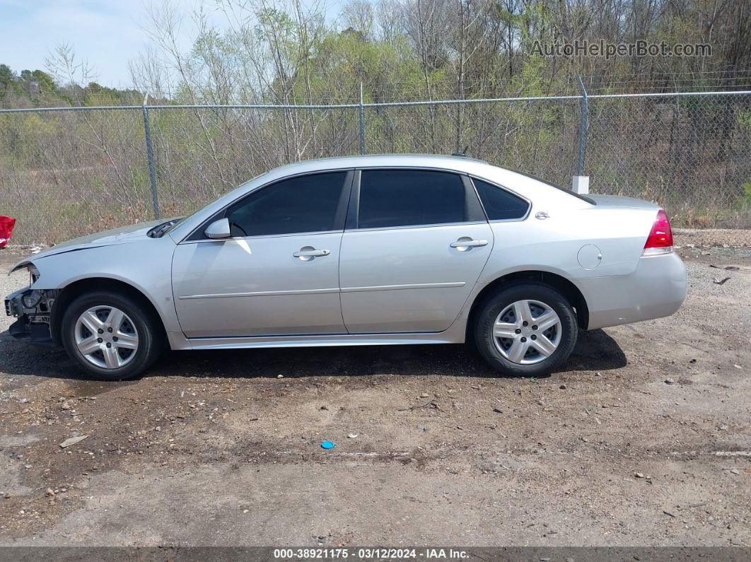 2009 Chevrolet Impala Ls Gray vin: 2G1WB57K291148153