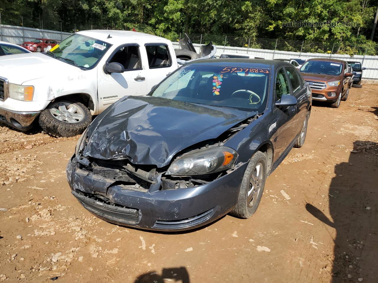 2009 Chevrolet Impala Ls Gray vin: 2G1WB57K291309620