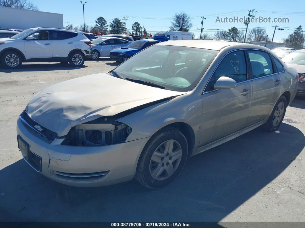 2009 Chevrolet Impala Ls Gold vin: 2G1WB57K391127683