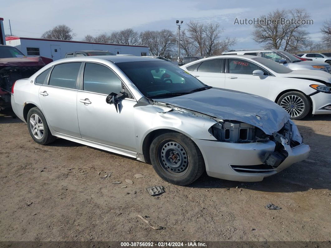 2009 Chevrolet Impala Ls Silver vin: 2G1WB57K391144743