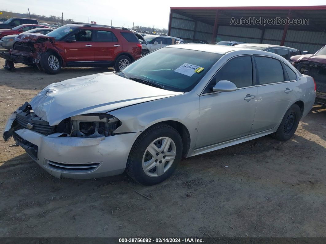 2009 Chevrolet Impala Ls Silver vin: 2G1WB57K391144743