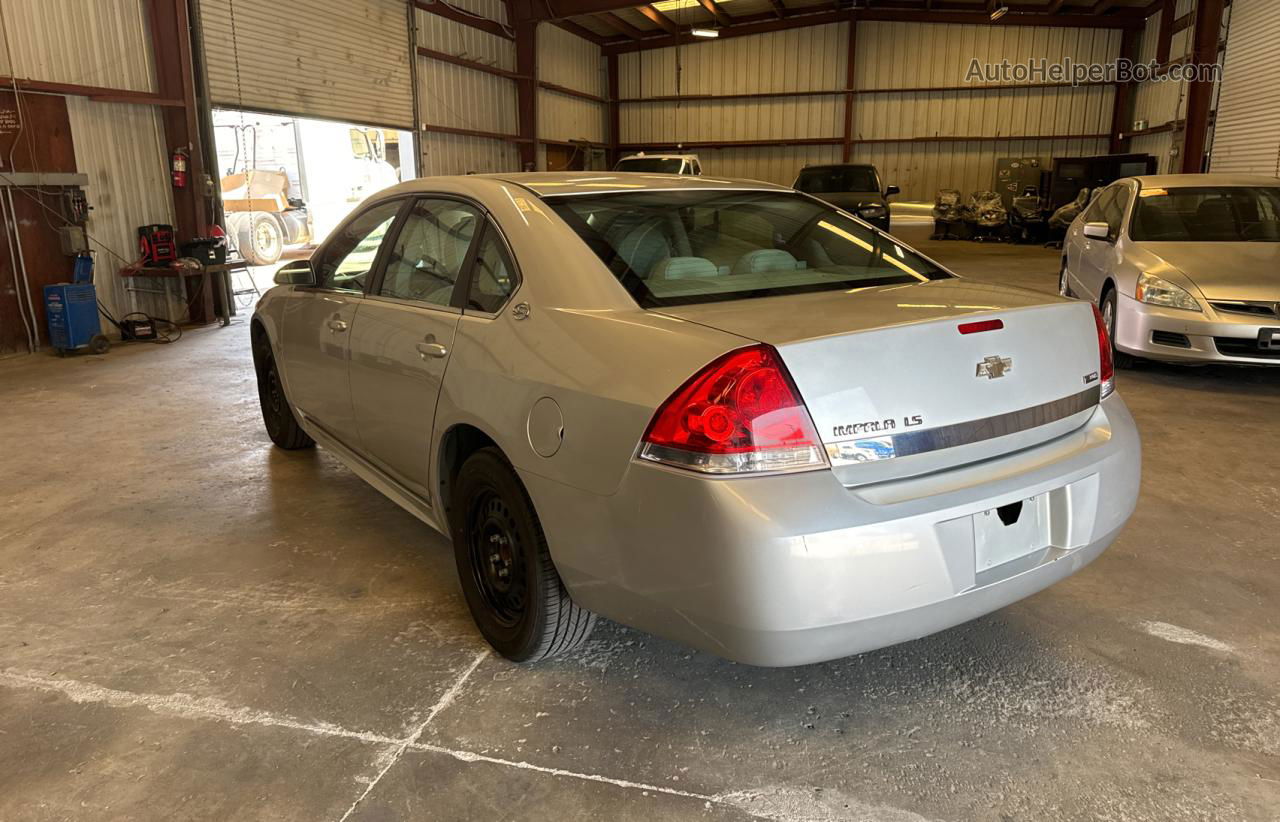 2009 Chevrolet Impala Ls Silver vin: 2G1WB57K391324644