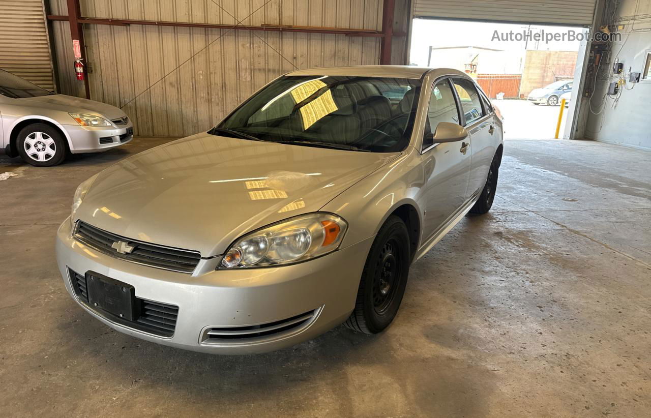 2009 Chevrolet Impala Ls Silver vin: 2G1WB57K391324644