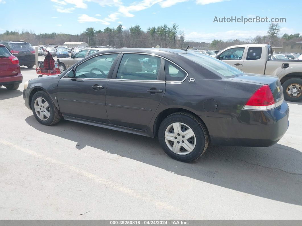 2009 Chevrolet Impala Ls Black vin: 2G1WB57K491108950