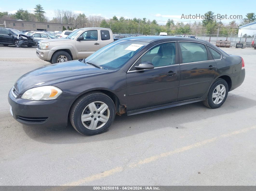 2009 Chevrolet Impala Ls Black vin: 2G1WB57K491108950