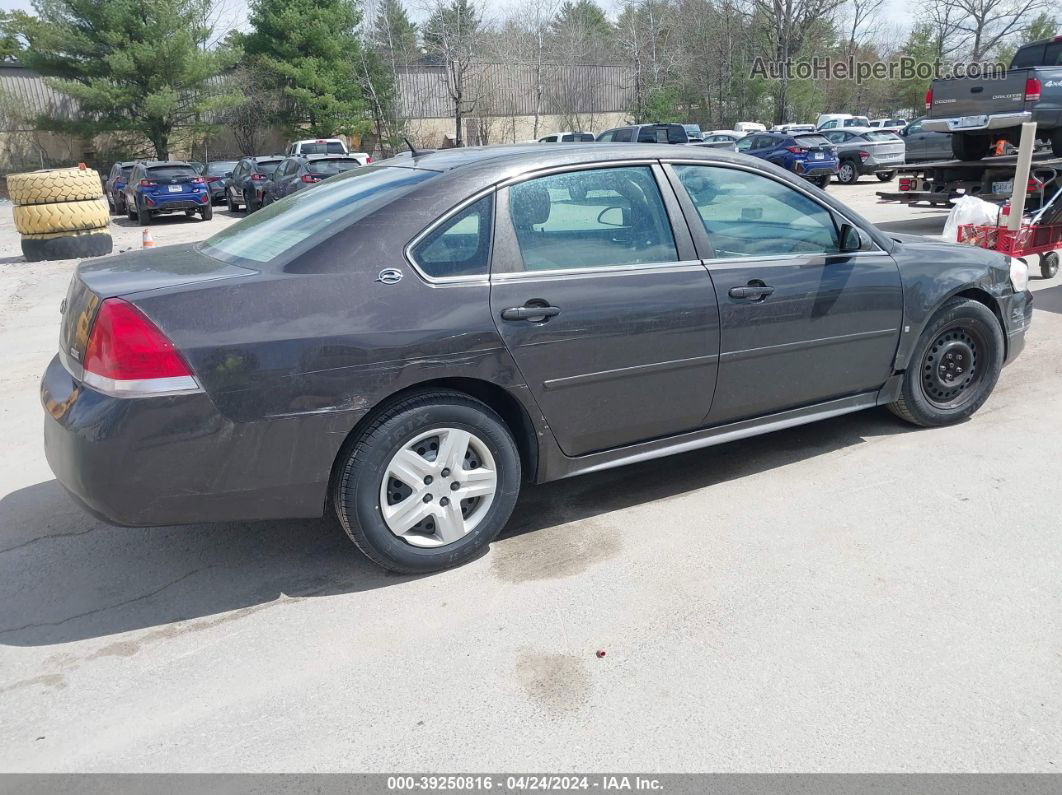 2009 Chevrolet Impala Ls Black vin: 2G1WB57K491108950