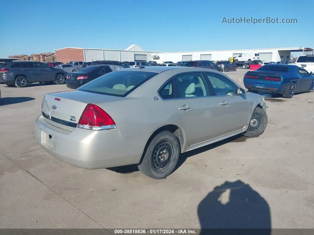 2009 Chevrolet Impala Ls Beige vin: 2G1WB57K491197628