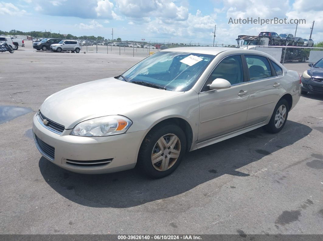 2009 Chevrolet Impala Ls Gold vin: 2G1WB57K491214556