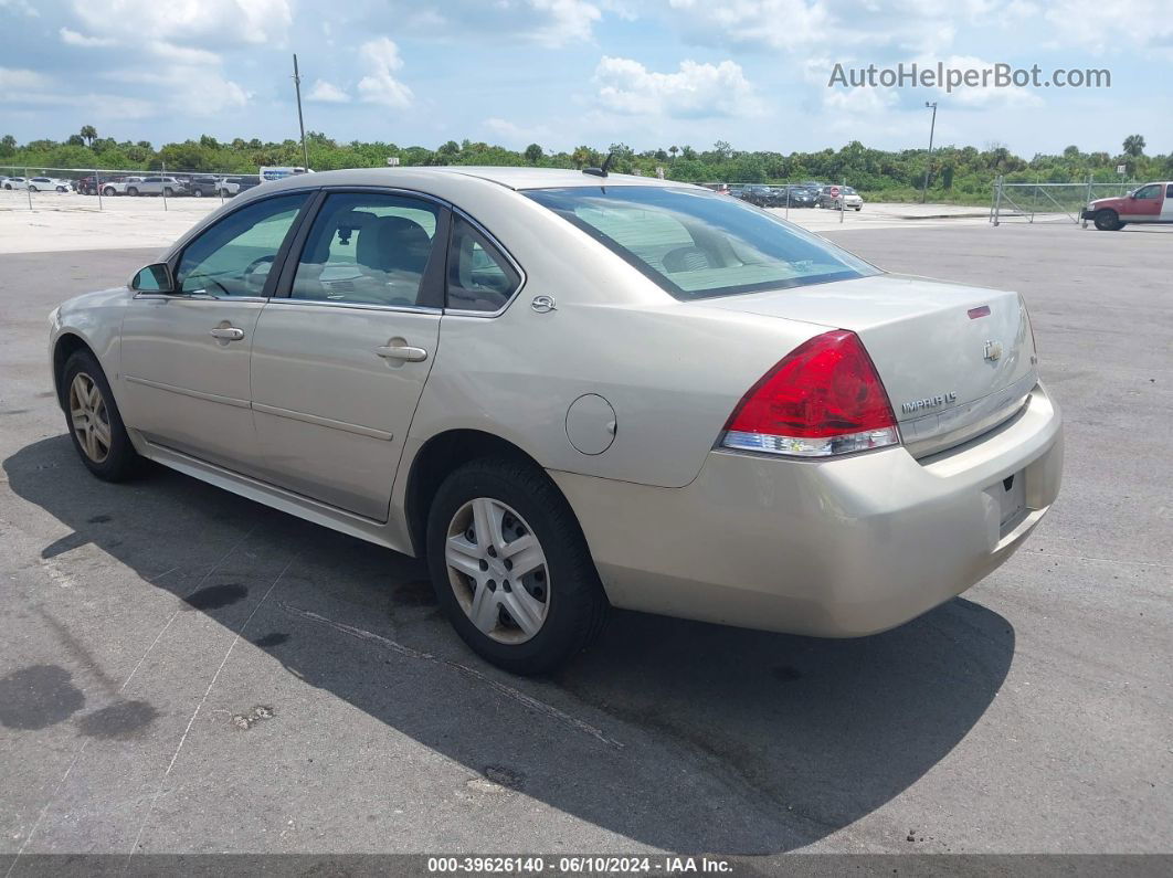 2009 Chevrolet Impala Ls Gold vin: 2G1WB57K491214556