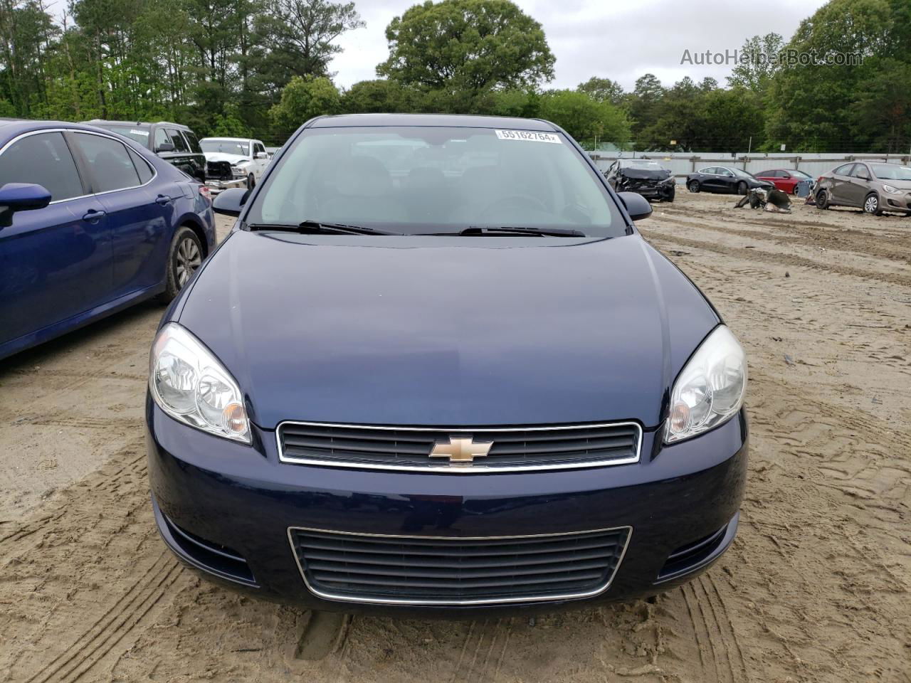 2009 Chevrolet Impala Ls Синий vin: 2G1WB57K491277639