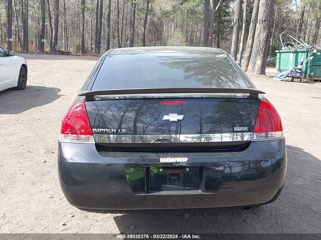 2009 Chevrolet Impala Ls Black vin: 2G1WB57K591116541