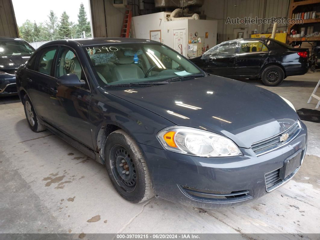 2009 Chevrolet Impala Ls Blue vin: 2G1WB57K591274104