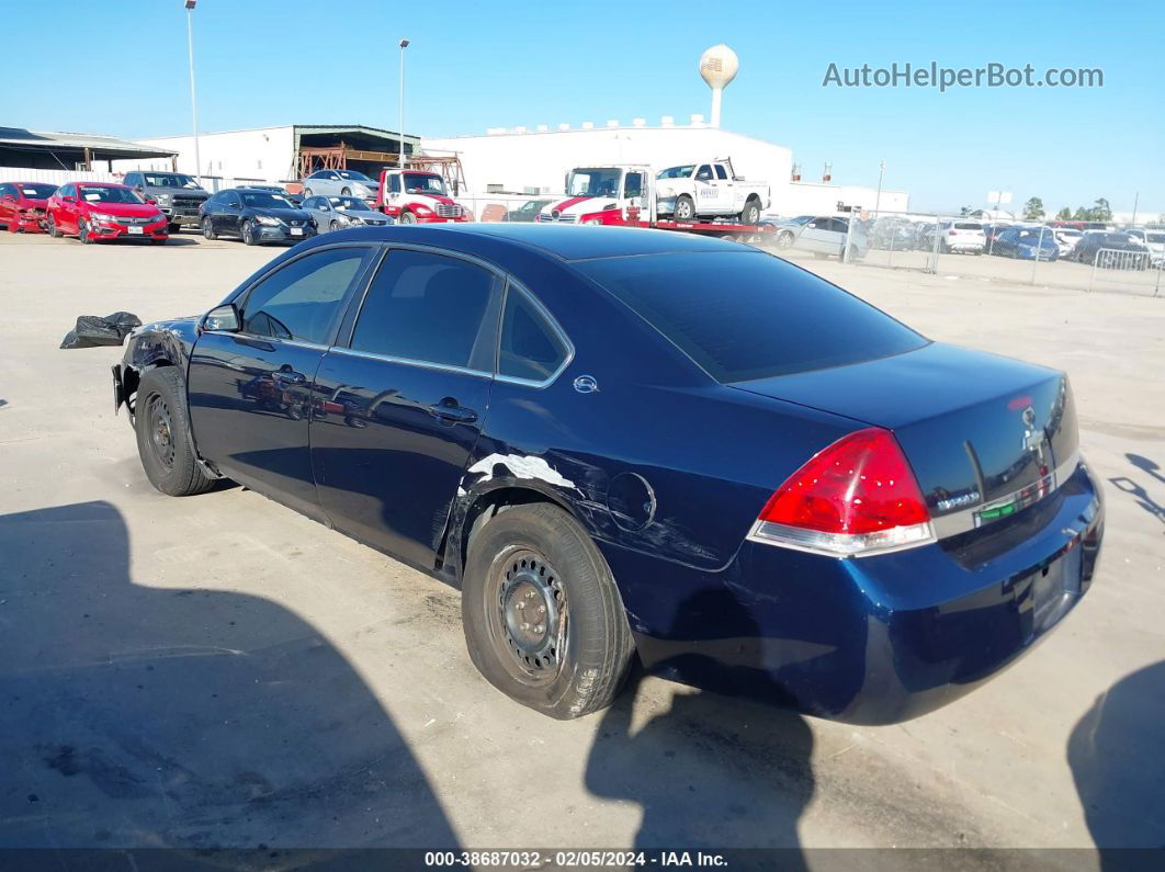 2009 Chevrolet Impala Ls Blue vin: 2G1WB57K591286348