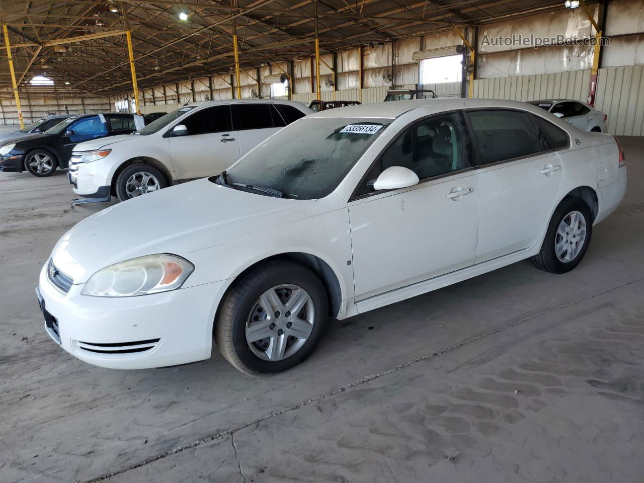 2009 Chevrolet Impala Ls White vin: 2G1WB57K691111221