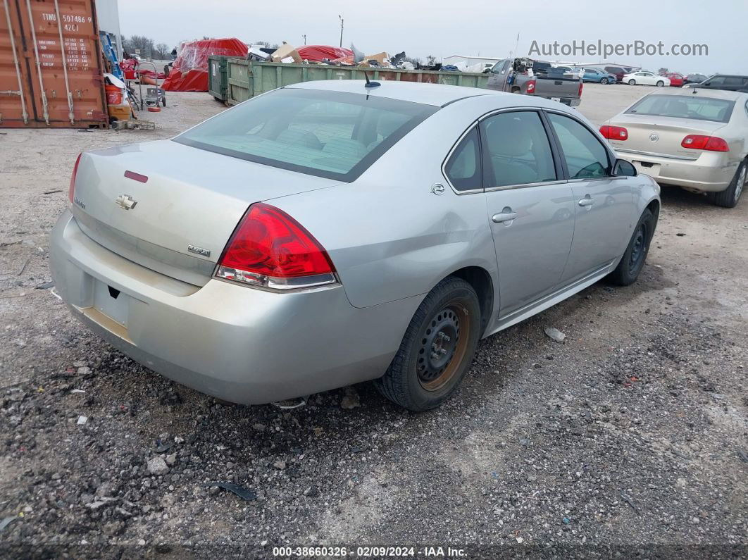 2009 Chevrolet Impala Ls Silver vin: 2G1WB57K691186226