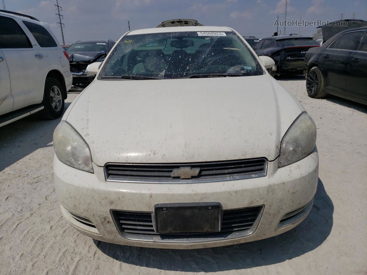 2009 Chevrolet Impala Ls White vin: 2G1WB57K691205728