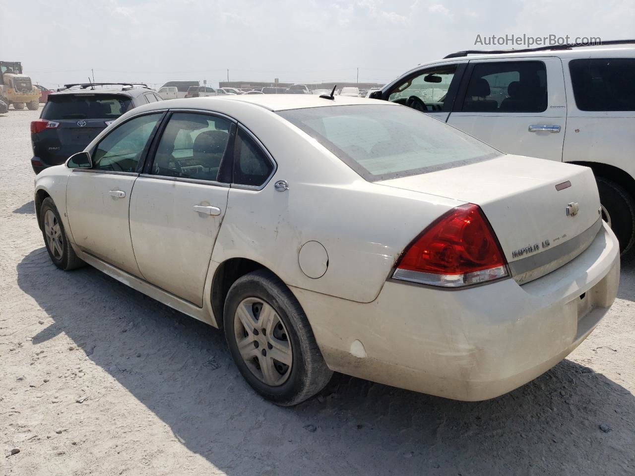 2009 Chevrolet Impala Ls White vin: 2G1WB57K691205728